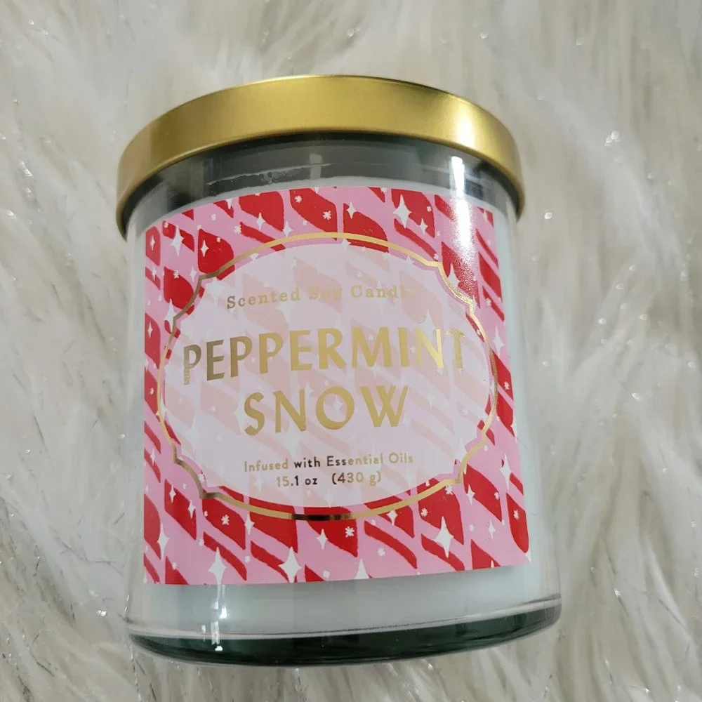 Opalhouse Peppermint Snow Candle